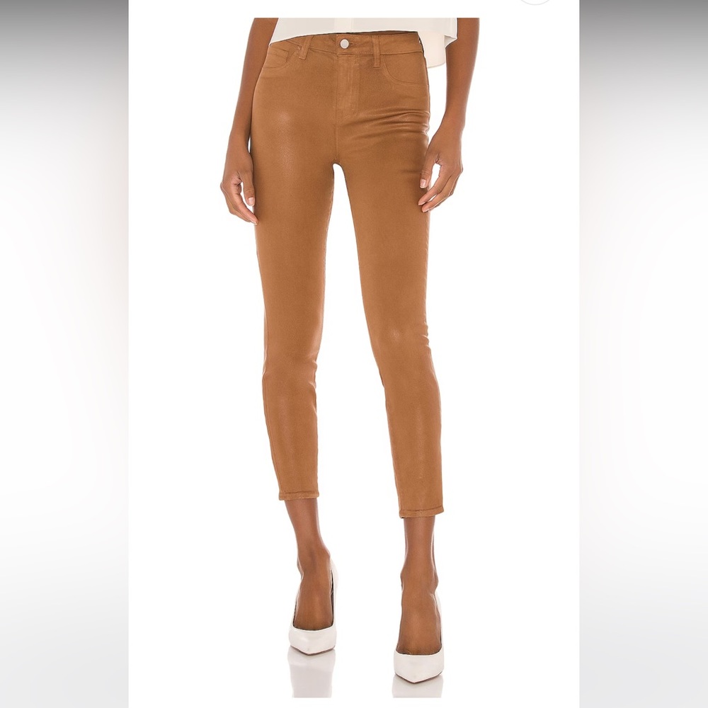 L’AGENCE Margot High Rise Skinny - Java Coated